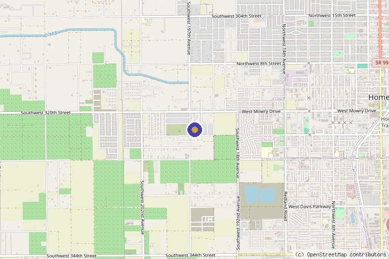 Map showing the location of Royal Medical Boutique in Homestead, FL
