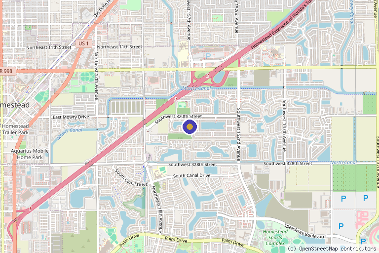 Map showing the location of RejuvaSkin Medspa in Homestead, FL