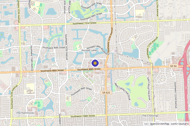 Map showing the location of Zdermaesthetics in Miami, FL