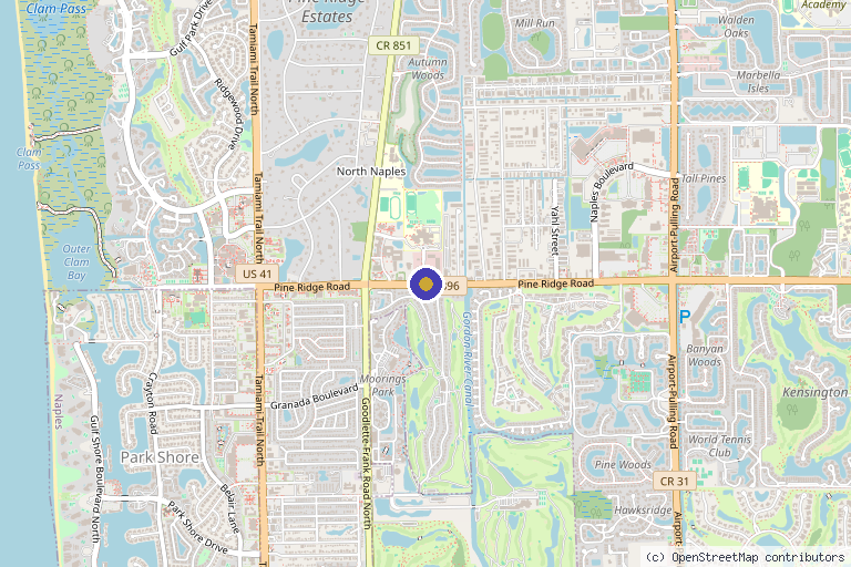 Map showing the location of Stem Cell International in Cape Coral, FL