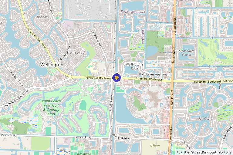 Map showing the location of STEM CELL GENETIC MED in Hialeah, FL