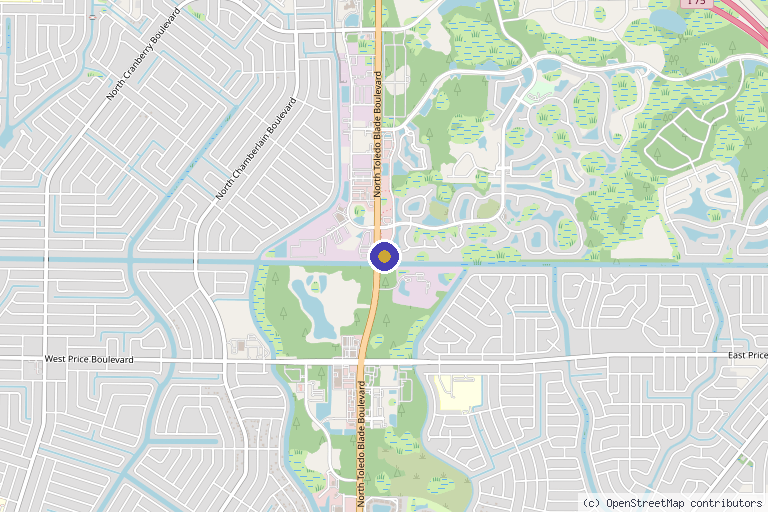 Map showing the location of Rejuvenate IV and Holistic Wellness Center in North Port, FL