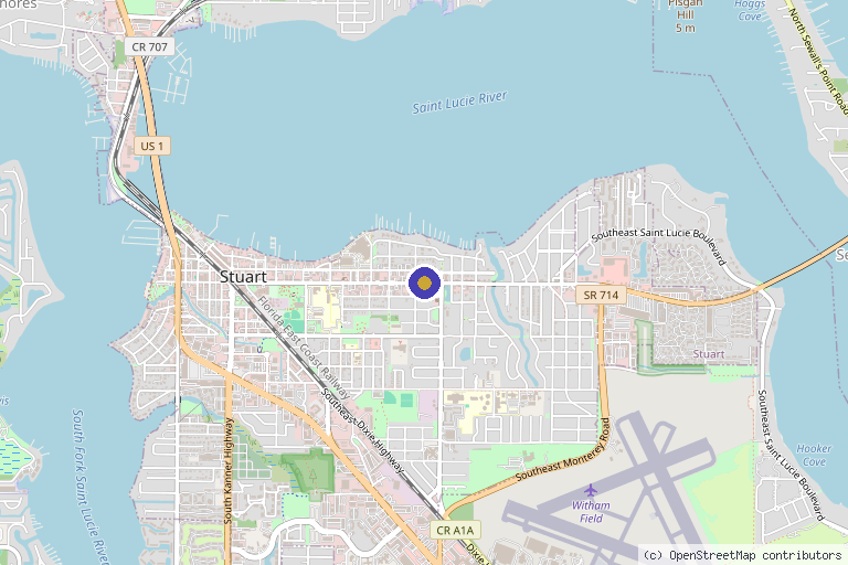 Map showing the location of Stuart Regenerative Medicine in Port St. Lucie, FL