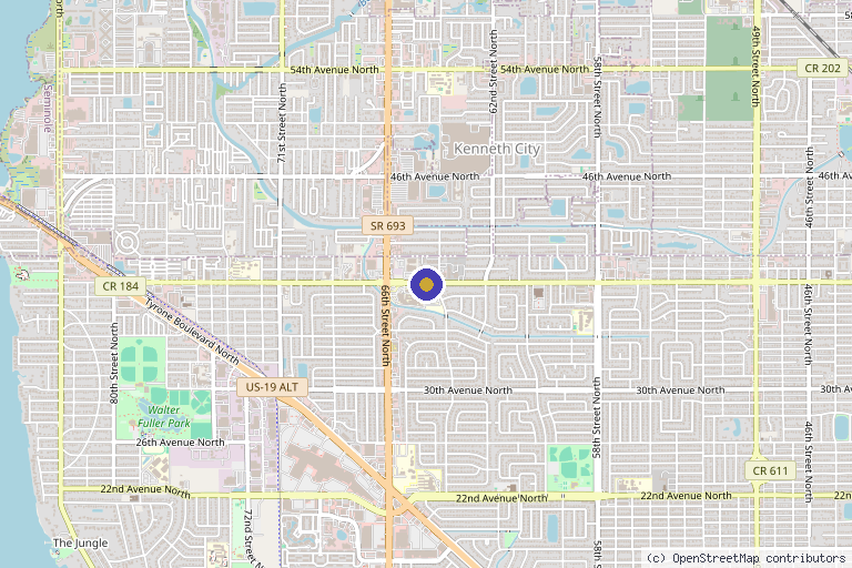 Map showing the location of Ascend Orthopaedics And Sports Medicine: Amun Makani, MD, MBA, FAAOS in Petersburg, VA