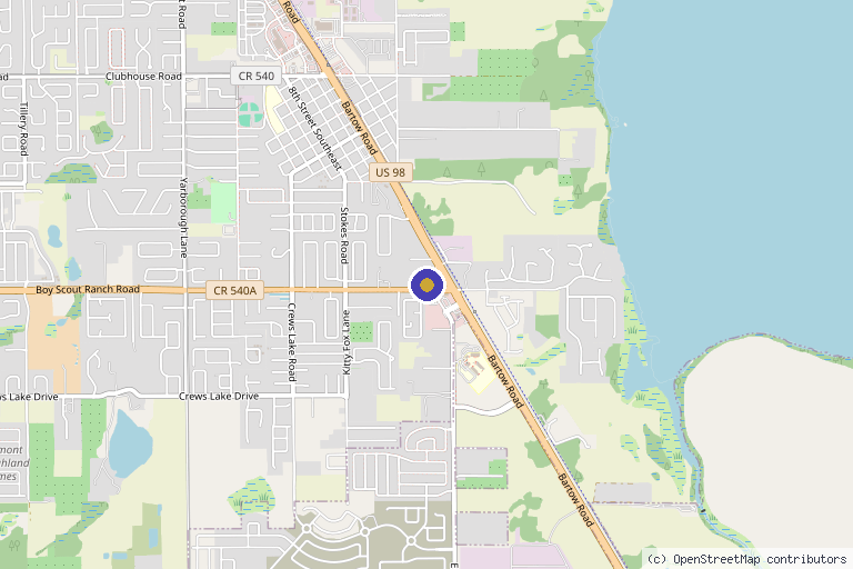 Map showing the location of Beauty Beyond Aesthetics | Lakeland Med Spa in Lakeland, FL