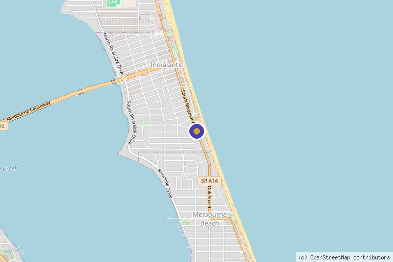 Map showing the location of Regenerative Biologics LLC in Palm Bay, FL