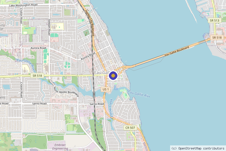 Map showing the location of Functionally Restored in Melbourne, FL