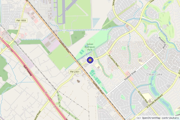 Map showing the location of Regenerative Medicine in Pearland, TX