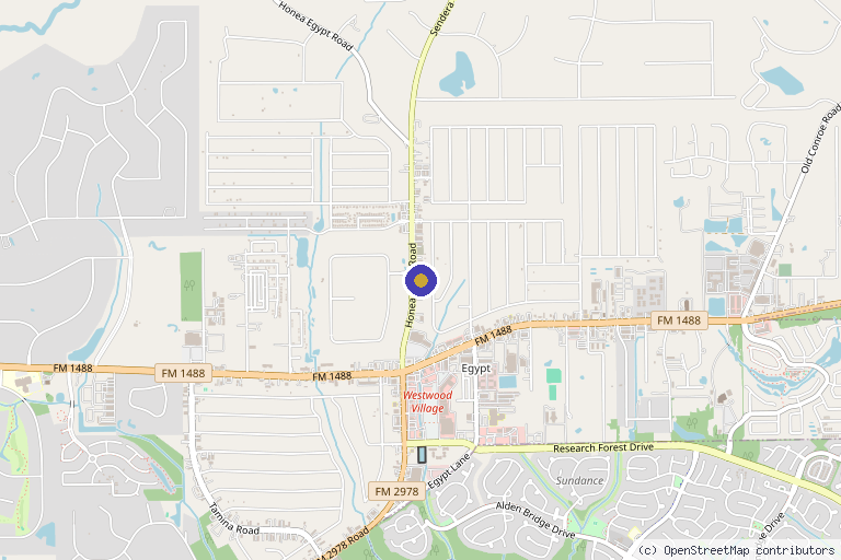 Map showing the location of BioWave Regeneration in Magnolia, TX
