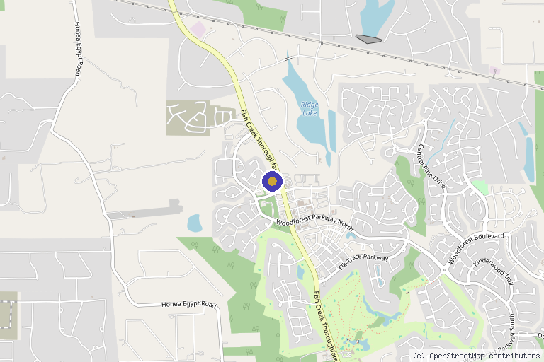 Map showing the location of Revive Aesthetics & Regenerative Medicine in Montgomery, TX