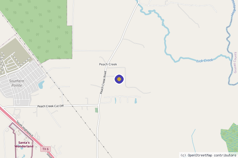 Map showing the location of ATR Sports Medicine in College Station, TX