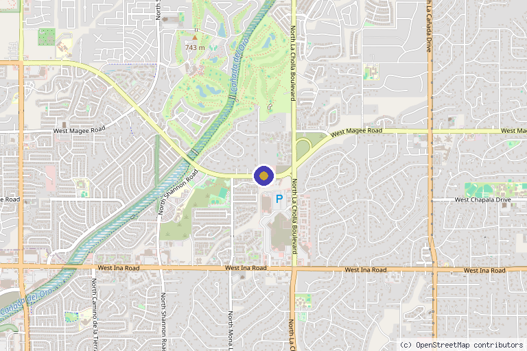 Map showing the location of Jason L. Allen, NMD – Prolotherapy and PRP Tucson in Tucson, AZ