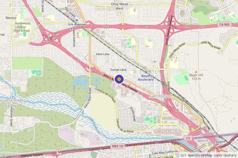 Map showing the location of Cella Stem in El Cajon, CA