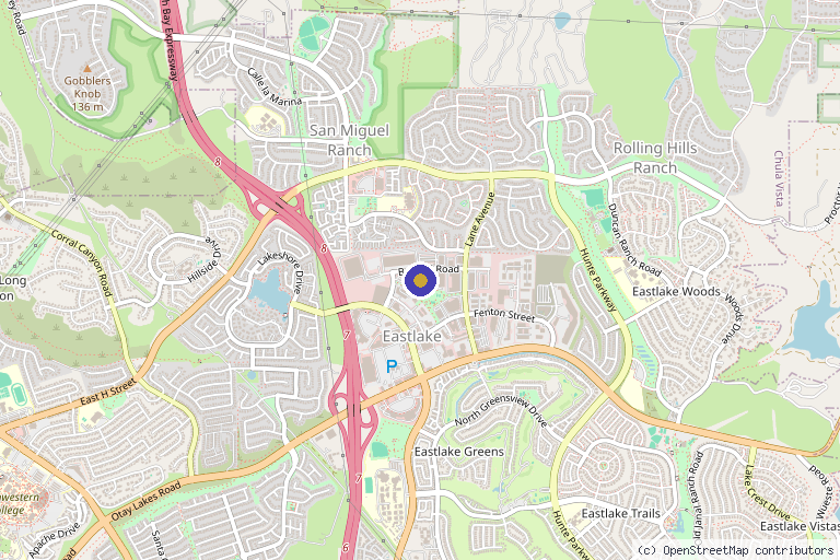 Map showing the location of Melinda Silva, MD Anti-Aging & Wellness in Chula Vista, CA
