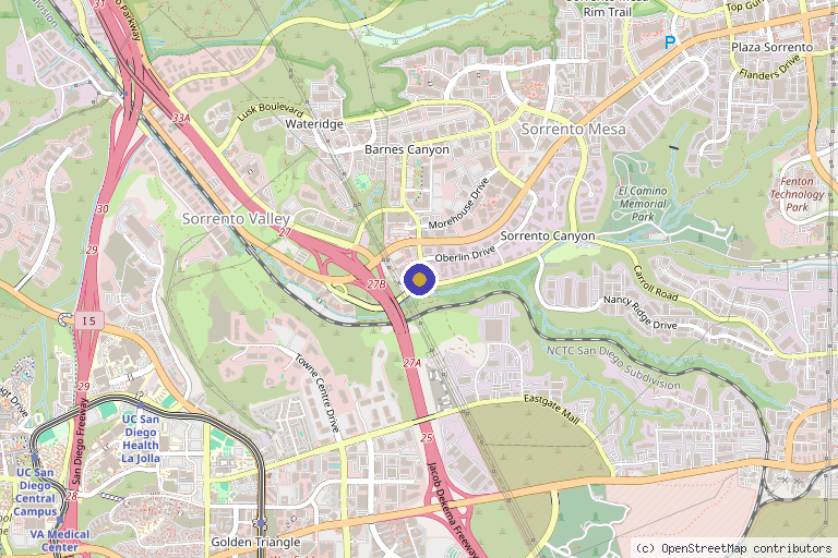 Map showing the location of Laser Cliniqúe | San Diego's Premier Medical Spa in San Diego, CA