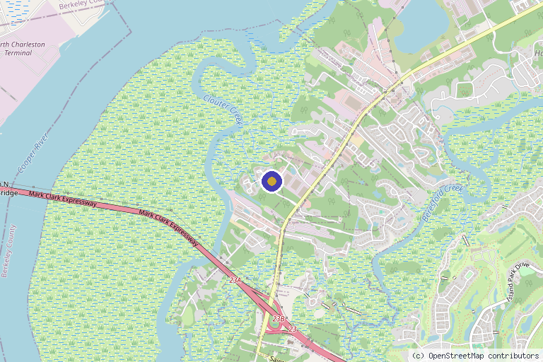 Map showing the location of Advanced Mobile IV - Charleston in Charleston, SC