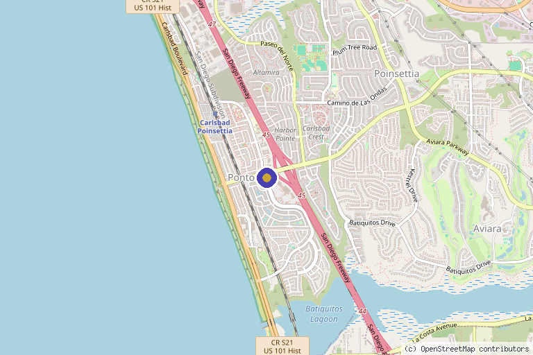 Map showing the location of Epanouir Aesthetic & Longevity Center in Carlsbad, CA