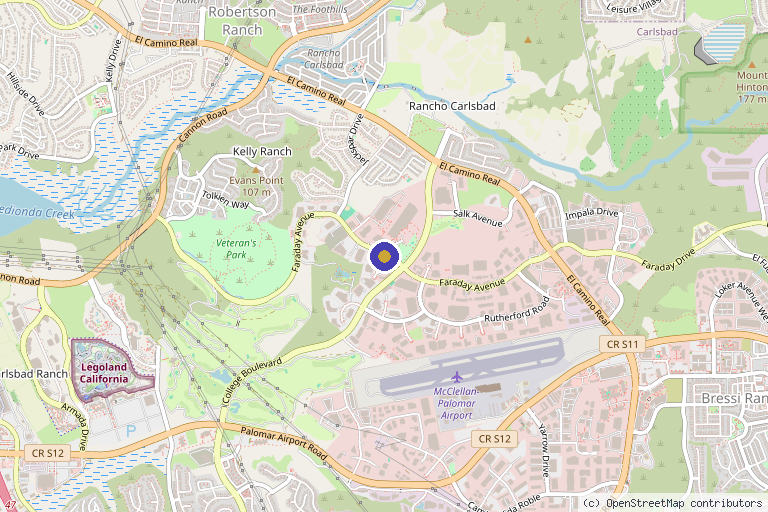 Map showing the location of Quantum Functional Medicine : Juergen Winkler, MD in Carlsbad, CA