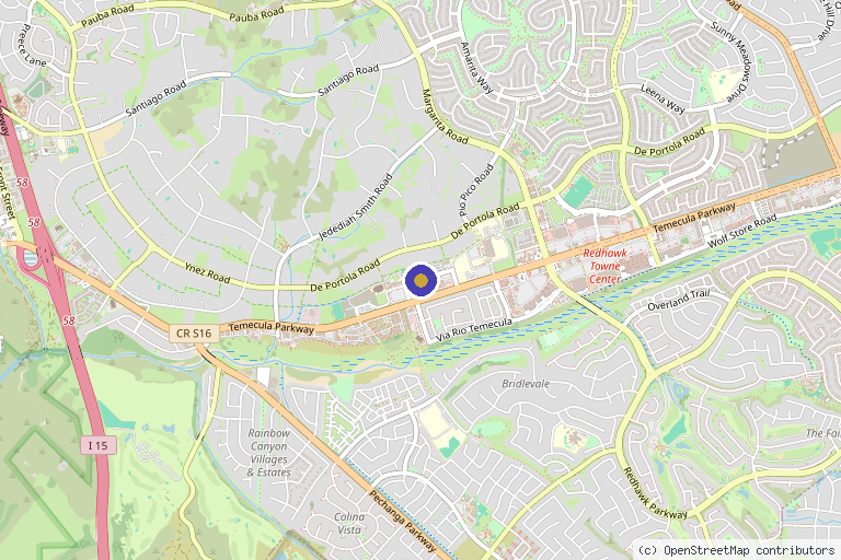 Map showing the location of SoCal Arthritis of Temecula in Temecula, CA