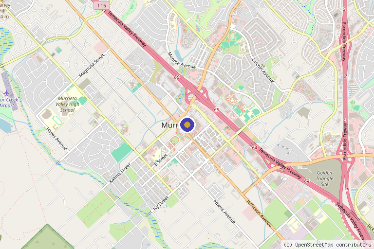 Map showing the location of Naturalness Med Spa Murrieta in Murrieta, CA