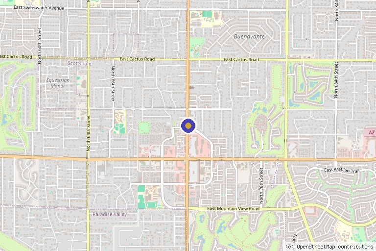 Map showing the location of European Integrative Medicine Center: Rainer Fischer, ND in Glendale, AZ