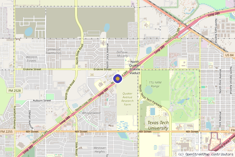 Map showing the location of Interventional Preventative & Regenerative Medicine in Lubbock, TX