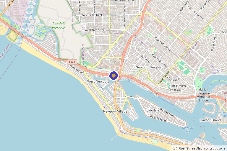 Map showing the location of Regeneration Biomedical, Inc in Vista, CA