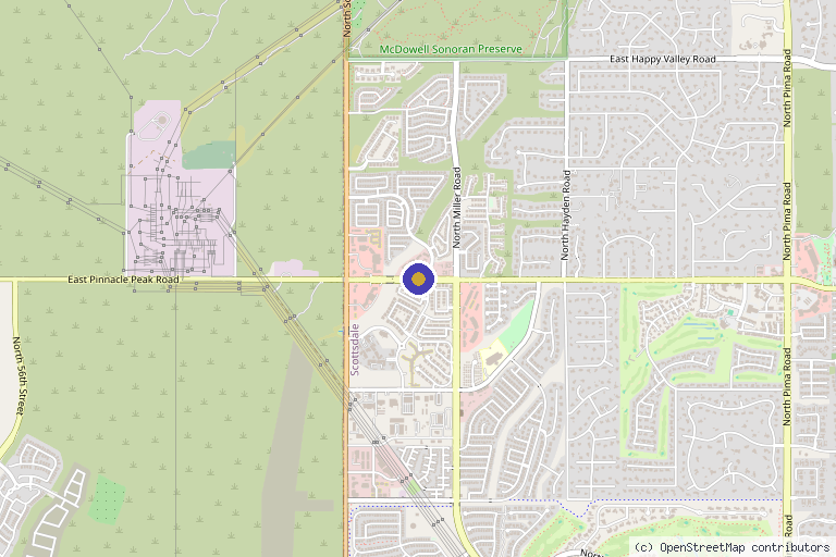 Map showing the location of Arizona Aesthetics | Hair Restoration & Stem Cell Therapy in Phoenix, AZ