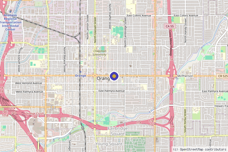 Map showing the location of Stem Cell Therapy in El Cajon, CA