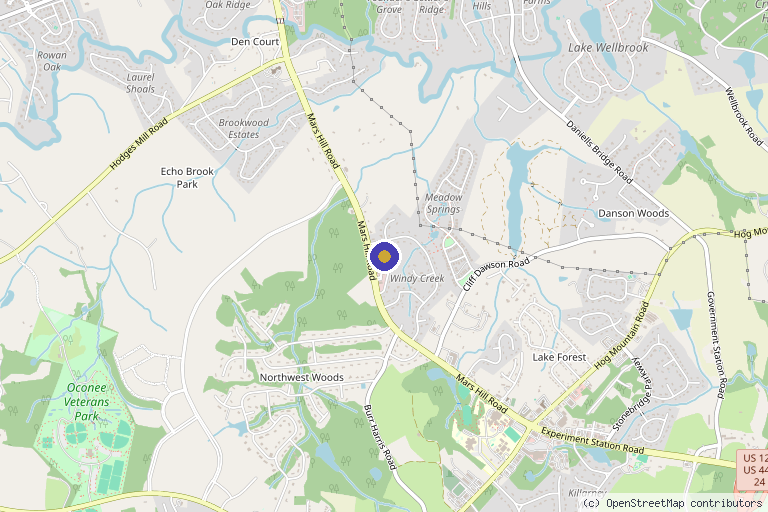 Map showing the location of Joint Regeneration in Watkinsville, GA
