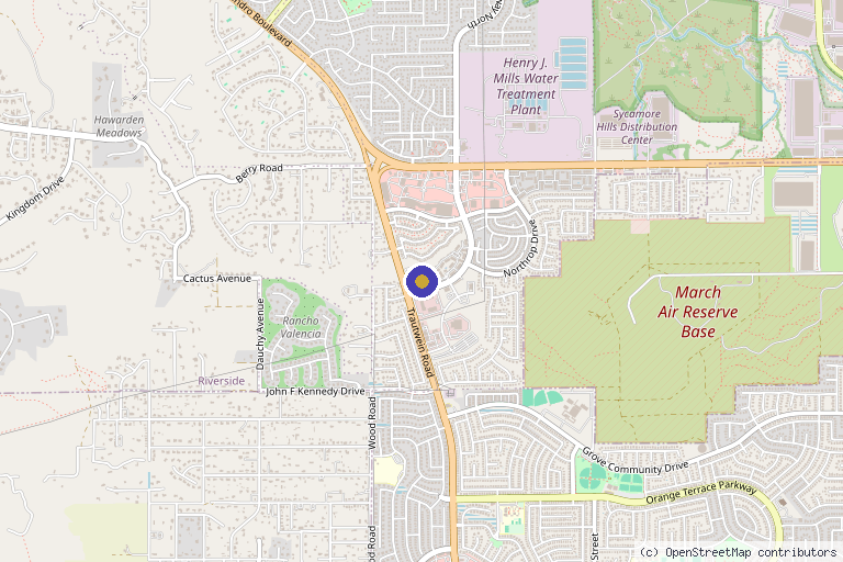 Map showing the location of Bloom Aesthetics | Riverside, CA in Riverside, CA