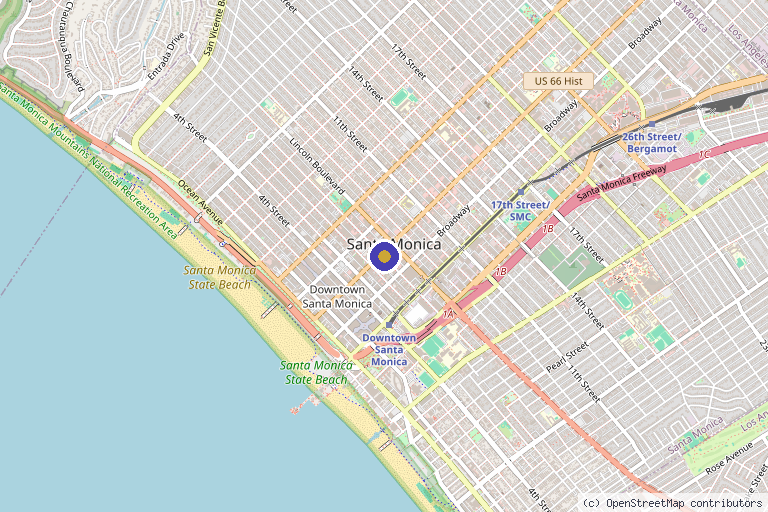 Map showing the location of Dripology in Los Angeles, CA