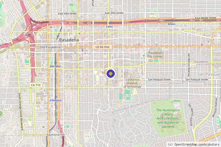 Map showing the location of beautiTree - Med Spa in Pasadena, CA in Pasadena, CA