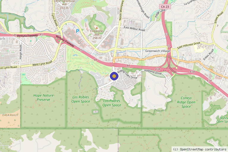 Map showing the location of CLAVA Health // Functional Medicine & IV Vitamin Therapy in Thousand Oaks, CA