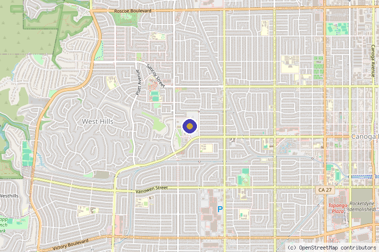 Map showing the location of Regenerative Cell in Simi Valley, CA