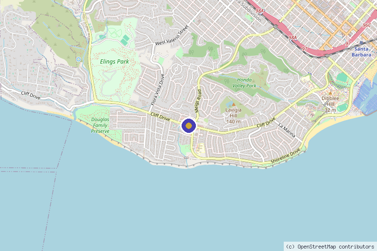 Map showing the location of Regenerate Health Medical Center in Santa Maria, CA