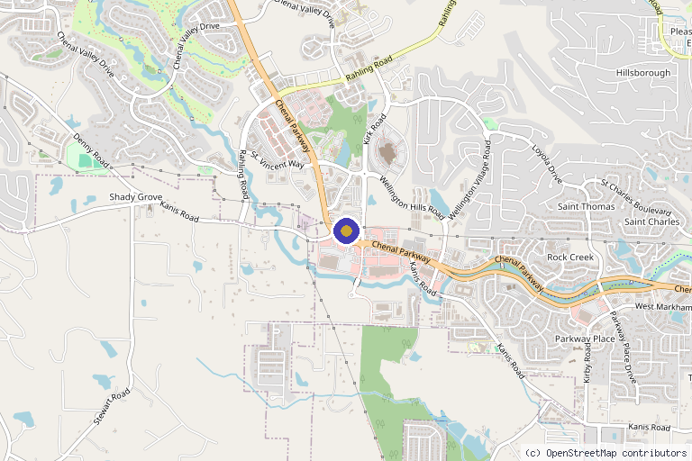 Map showing the location of Body Sculpture of Little Rock Aesthetic Laser and Med Spa in Little Rock, AR