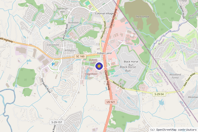 Map showing the location of REVLIS Medical in Indian Land, SC
