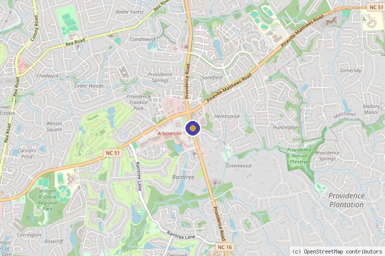 Map showing the location of Advanced Sports & Spine – Pain Management Charlotte, NC in Winston-Salem, NC