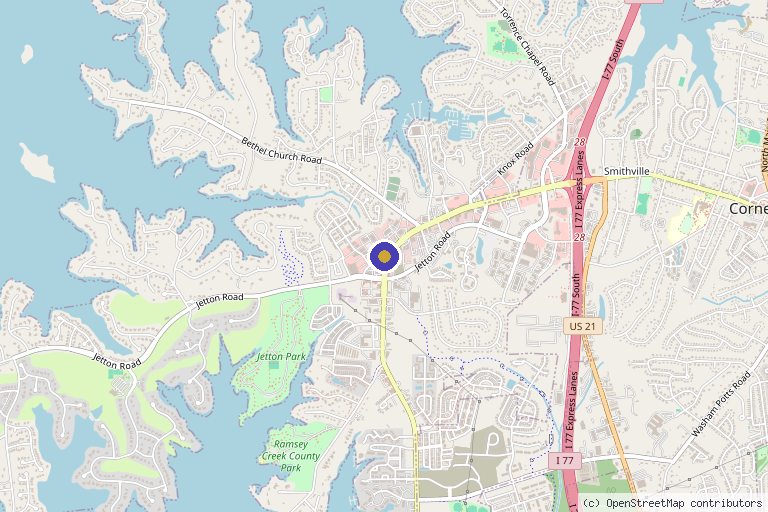 Map showing the location of NeoGenix Stem Cell and Regenerative Therapies in North Charleston, SC