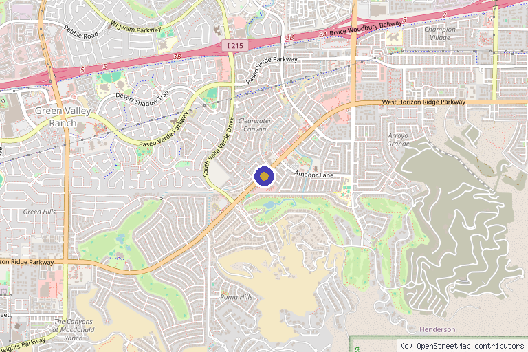 Map showing the location of ReCELLebrate in Henderson, NV