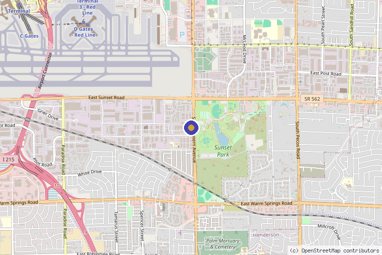 Map showing the location of Dr.Rashin.MedSpa in Las Vegas, NV