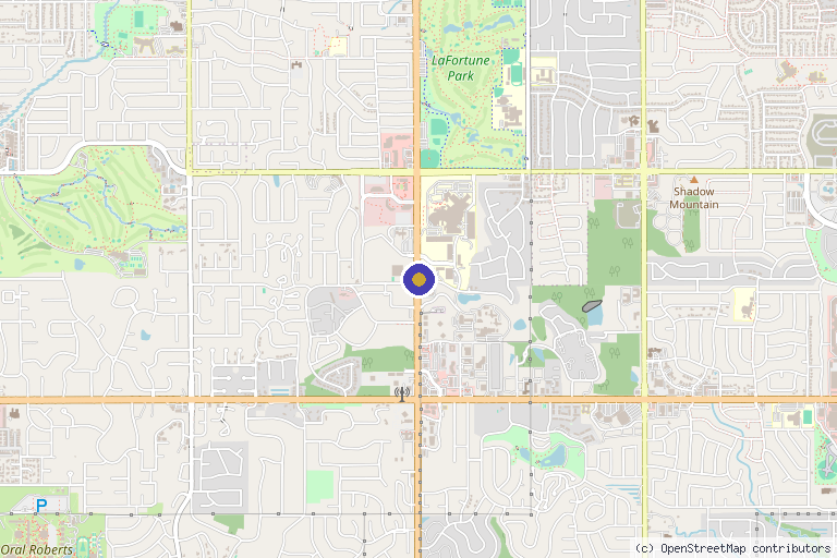 Map showing the location of Regeneration Nation in Tulsa, OK