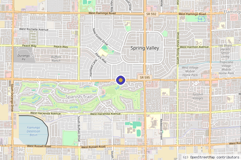Map showing the location of Beyond Stem Cells Las Vegas in Las Vegas, NV