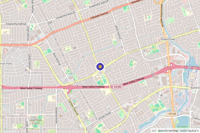 Map showing the location of ME Medical Spa in San Jose, CA