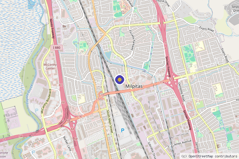 Map showing the location of ASG Hair Transplant Clinic Jalandhar, Punjab, India in Milpitas, CA