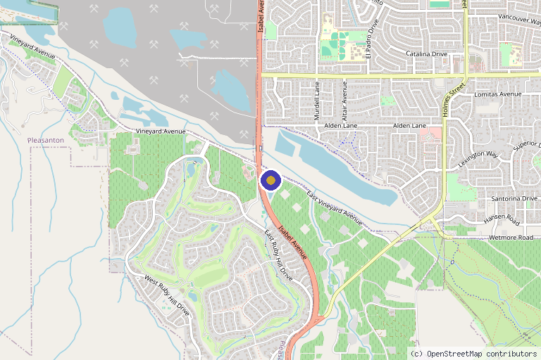 Map showing the location of Silhouette Aesthetics in Livermore, CA