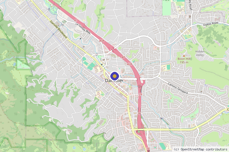 Map showing the location of MGP Aesthetics in Danville, CA