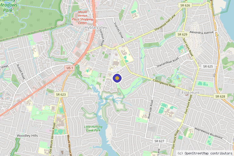 Map showing the location of NOVA Health Recovery & Ketamine Therapy in Alexandria, VA