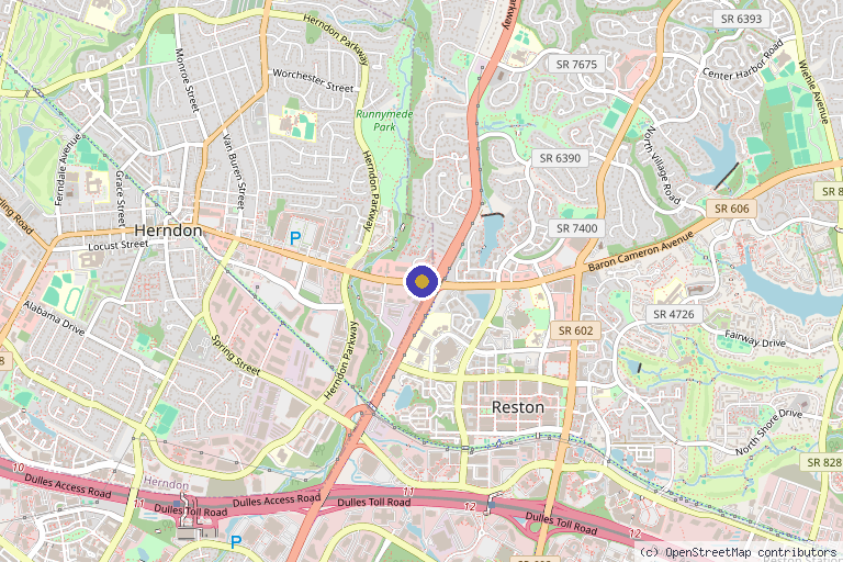 Map showing the location of Atlantic Knee Restoration and Regenerative Medicine in Fairfax, VA